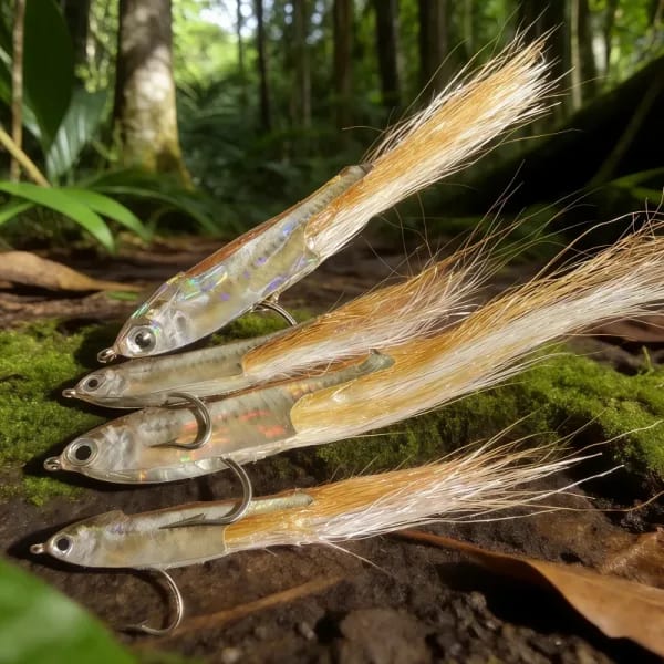 5/6 señuelos realistas de pesca con mosca tipo Minnow con ojos 3D, señuelos de imitación de pez para trucha y lubina, para agua dulce y salada