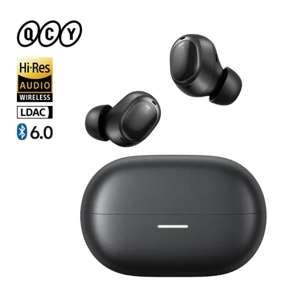 Audífonos Inalámbricos QCY MeloBuds A30, Cancelación de Ruido Adaptativa con IA de 60dB, 8 Micrófonos, Conexión a 3 Dispositivos, Audífonos Bluetooth 6.0, Audífonos de Alta Resolución LDAC