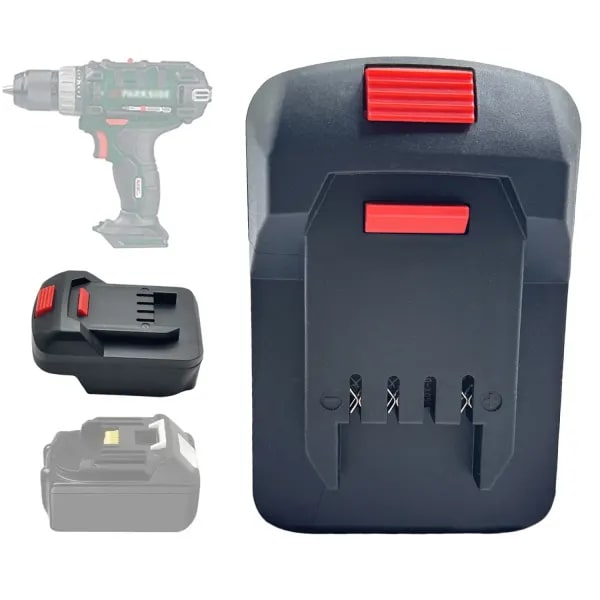 Adaptador de herramienta eléctrica para Makita a Lidl Parkside X20V, adaptador de batería de iones de litio para herramienta eléctrica (sin batería)