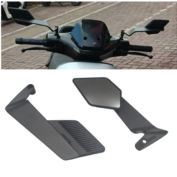 Espejos retrovisores laterales de motocicleta de rotación ajustable para YAMAHA MT07 MT09 Kawasaki Z900 Z750 Z125 DUKE 990 - Accesorios de ciclismo