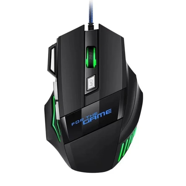 Ratón Gaming RGB 7 Botones 2400DPI USB Cableado
