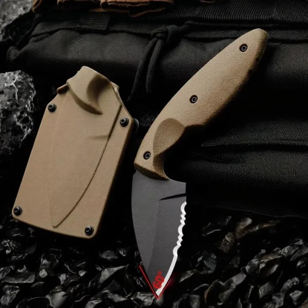 Cuchillo de Bolsillo Portátil Ligero para Exteriores, Hecho de Material Duradero y Resistente al Desgaste, Herramienta de Corte Práctica para Salidas Diarias