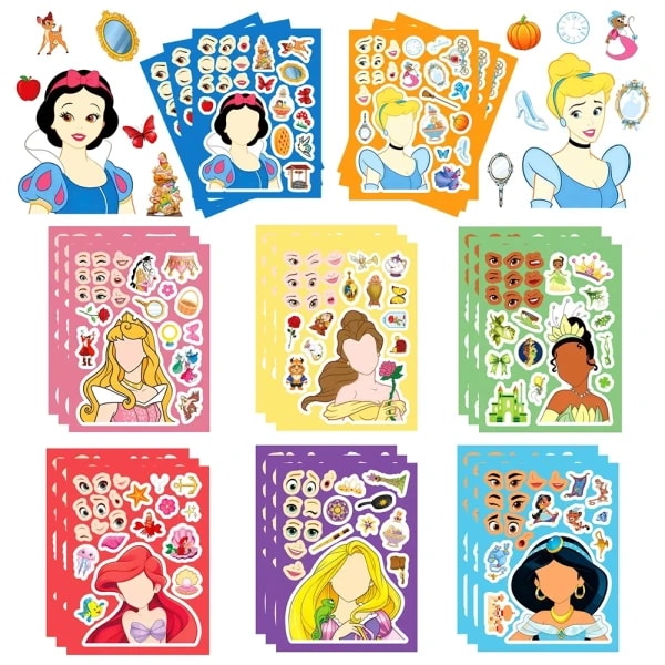 Pegatinas Disney Kawaii para Refrigerador y Diario