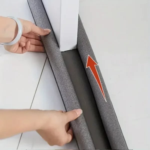 Superventas: Burlete Flexible para la Parte Inferior de la Puerta, Protector Contra el Viento y el Polvo, Sellador de Puertas