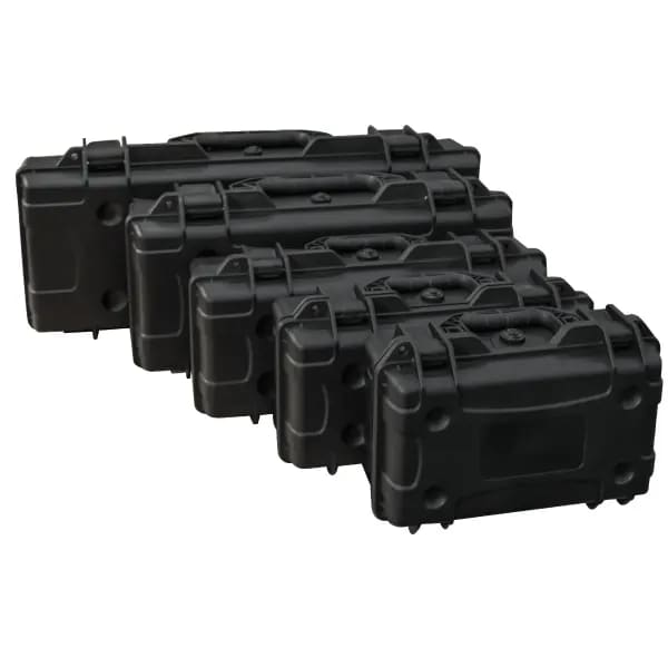 Caja de Herramientas Impermeable para Mantenimiento y Reparación de Vehículos con Espuma Universal Precortada, Maleta Rígida de PP, Portátil y Resistente al Desgaste