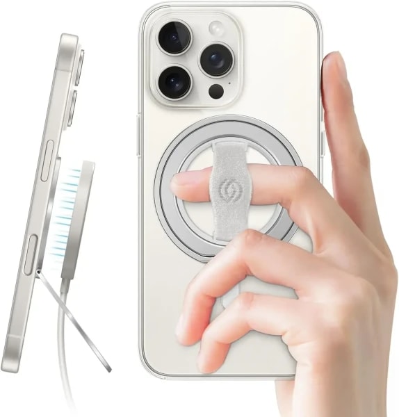 Soporte Magnético para Teléfono EWA MagOne 3rd MagSafe, Anillo de Soporte Magnético para Teléfono, Soporte con Imán para Todos los Teléfonos