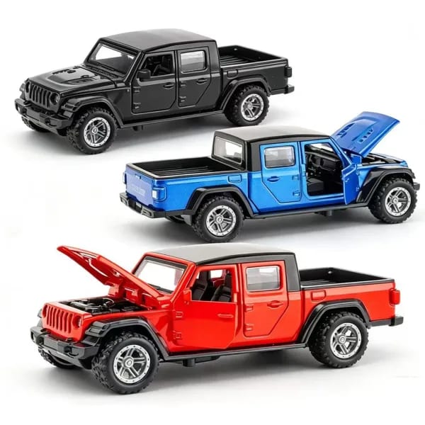 Coche de Juguete de Aleación Fundida a Presión con Puertas que se Abren, Modelo Coleccionable con Retroceso para Niños