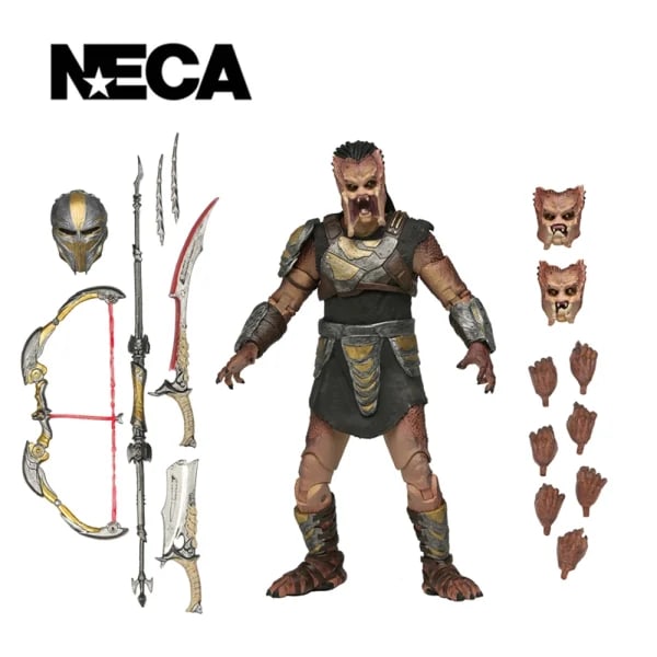 NECA Toys Predator: Badlands - Ultimate Dek (Armadura de Entrenamiento) Figura de Acción a Escala 7 Pulgadas, Modelo de Muñeco, Kit de Garaje