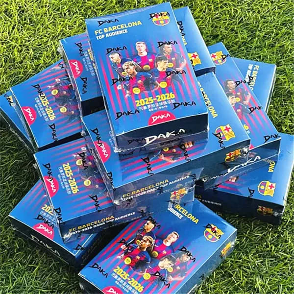 Tarjetas Coleccionables Daka 2025-26, Messi, Yamal, Mbappé, Fútbol, Real Madrid, Barcelona, Manchester, Juventus, Ale, Milano, Tarjetas de Jugadores Estrella