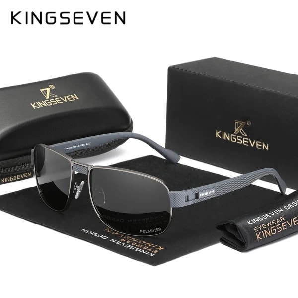 Gafas de Sol Polarizadas para Hombre, Diseño de Marca KINGSEVEN, Estilo 2026, Clásicas, Protección para Exteriores, UV400