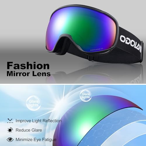 Vue 3 de Odoland Lunettes De Ski