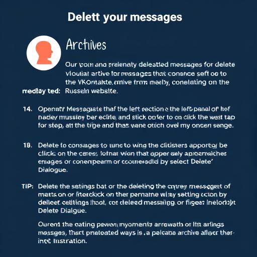 Удаление сообщений из архива ВКонтакте: пошаговая инструкция