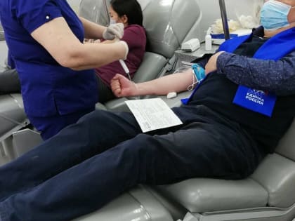 Штаб общественной поддержки посетит мобильная станция переливания крови