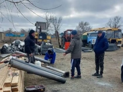 В районах Калмыкии начались работы по благоустройству общественных территорий