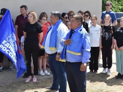 В поселке Калмыкии отремонтировали спортзал