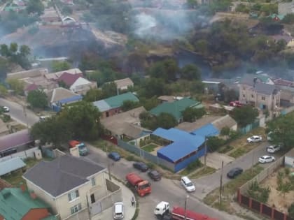 В Элисте потушили пожар