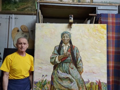 Жителям Калмыкии покажут картину Гарри Рокчинского после реставрации