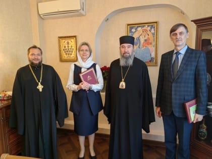 Архиепископ Юстиниан встретился с заместителем директора Департамента культуры, Правительства России Ольгой Королёвой 