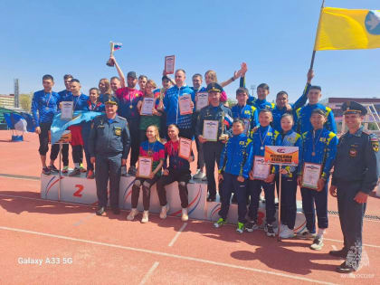 Калмыцкие спасатели завоевали бронзу в легкоатлетических соревнованиях