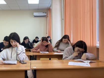 На медицинском факультете подведены итоги Всероссийского экологического диктанта