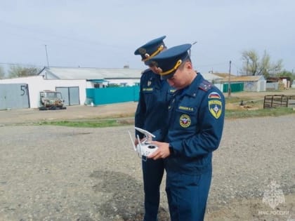 Калмыцкие спасатели проводят мониторинг территории