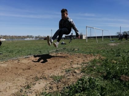 В районе Калмыкии состязались легкоатлеты