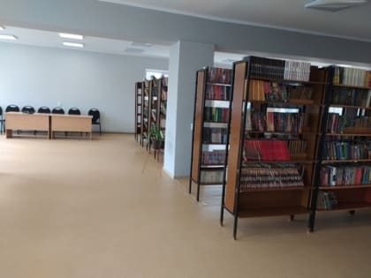 В Сарпинской районной библиотеке завершили ремонт