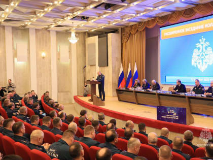 В МЧС России подведены итоги деятельности за 2024 год