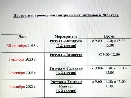 В Центральном хуруле в Элисте пройдут ежегодные тантрические ритуалы