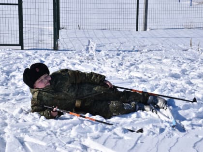Калмыцкие кадеты соревновались в лыжных гонках и биатлоне