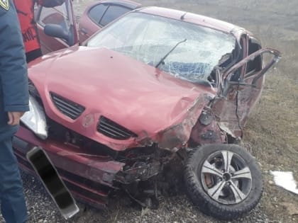 В Целинном районе произошла авария, один человек пострадал