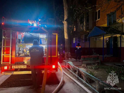 Дознаватели МЧС устанавливают причины пожара и виновное в нем лицо