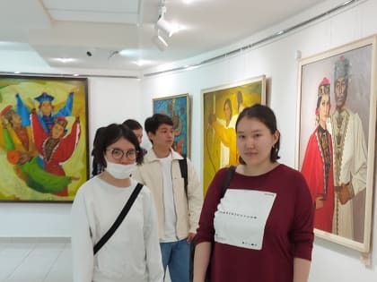 Студенты КалмГУ в Национальном музее