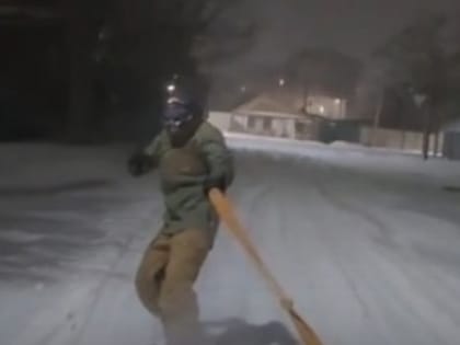 Снежных «сноубордистов» задержали за нарушение ПДД