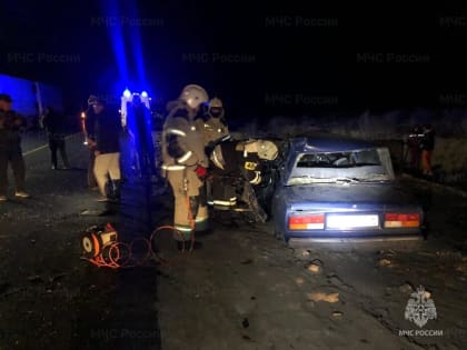 В Сарпинском районе произошло смертельное ДТП