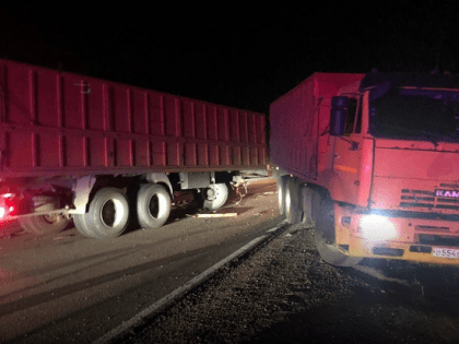 В Целинном районе столкнулись «Приора» и КамАЗ, пострадали три человека