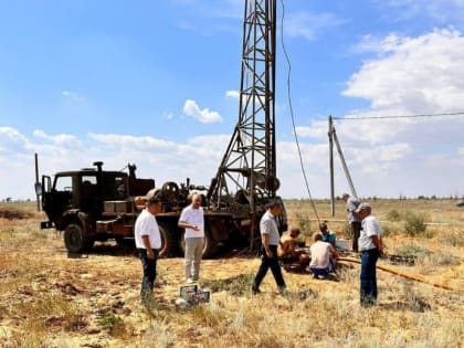 В муниципалитете Калмыкии продолжается реконструкция объектов водоснабжения