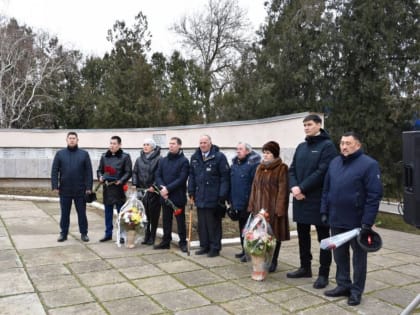 В Городовиковском районе прошел митинг, посвященный 80-летию освобождения Башанты от немецко-фашистских захватчиков