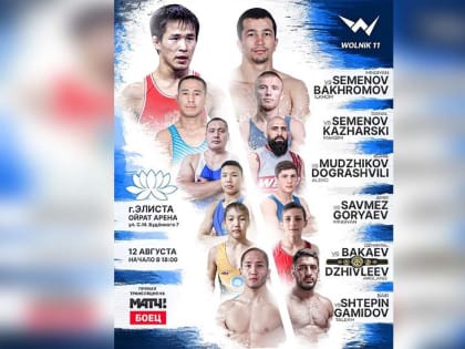 Борцовская лига «Вольник» пройдет в Элисте в следующем месяце