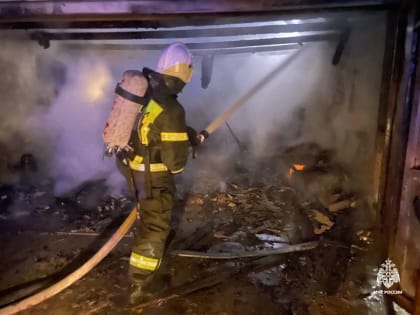 По улице Амур-Санана в Элисте произошел пожар