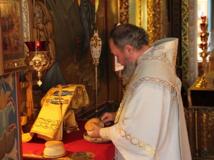 Архиепископ Юстиниан совершил Литургию в Казанском соборе Элисты 