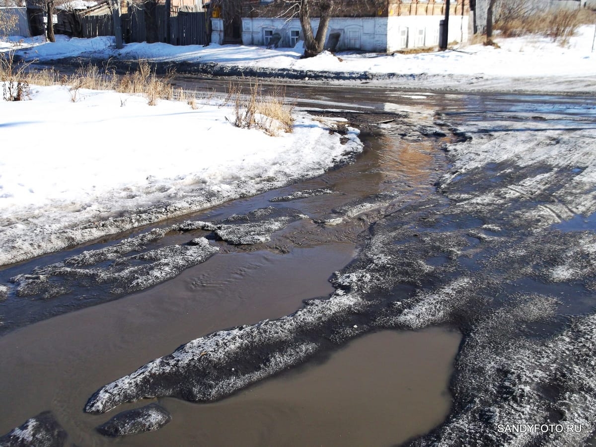 Тает снег темнеет. Лужи весной. Весенние ручьи в городе. Весенние лужи.