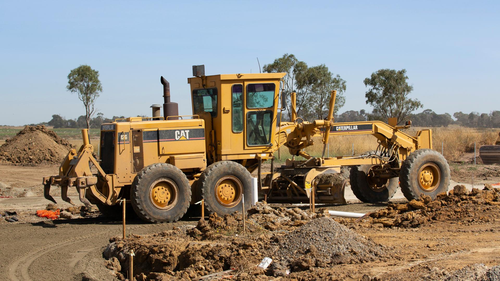 Survic Construction team on a building site in Uganda