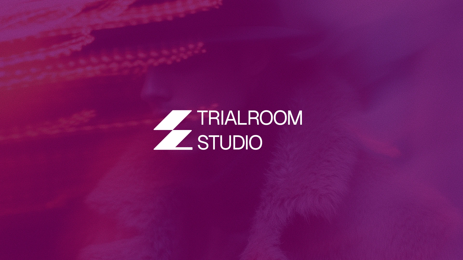 Trial Room Studio AI virtual try-on interface showing realistic garment fitting