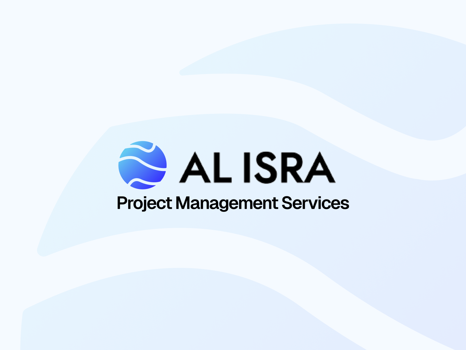 Al Isra project management brand identity