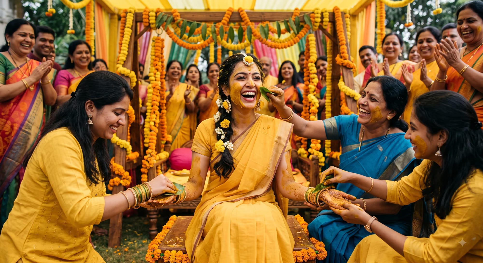Indian Bride Haldi