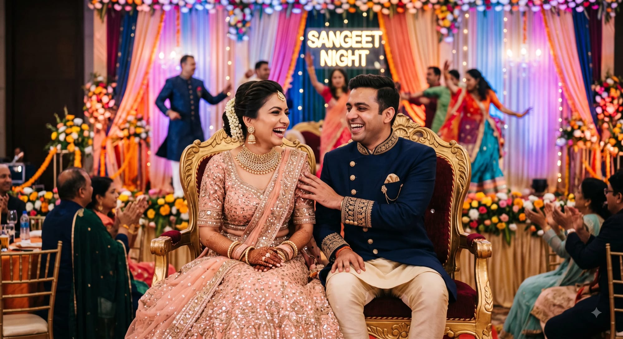 Indian Couple Sangeet