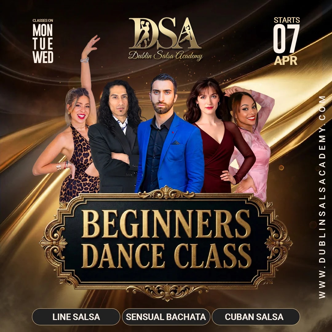 Beginner Cuban Salsa Classes in Dublin flyer