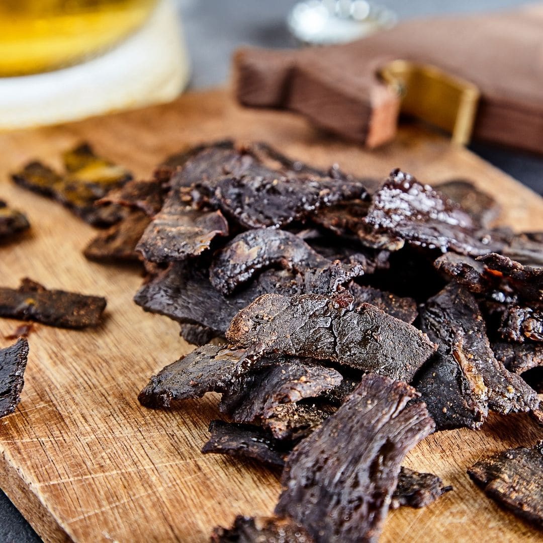 Oven Baked Beef Jerky Easy Recipe - Cooking Frog