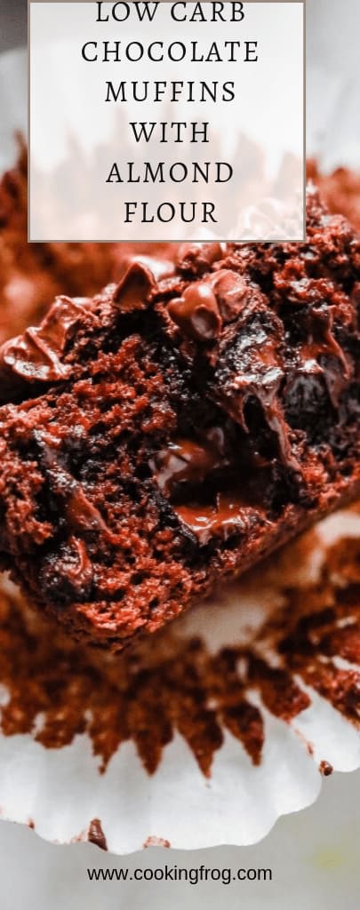 Low Carb Chocolate Muffins With Almond Flour - Cooking Frog - Place for